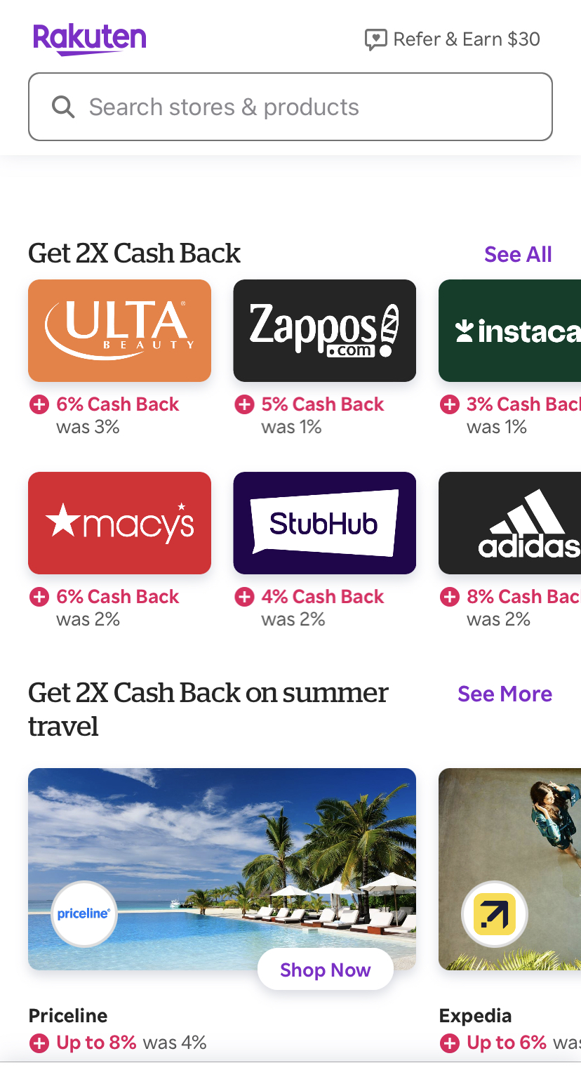 Cash Back Sites/Apps You Should Be Using: Rakuten